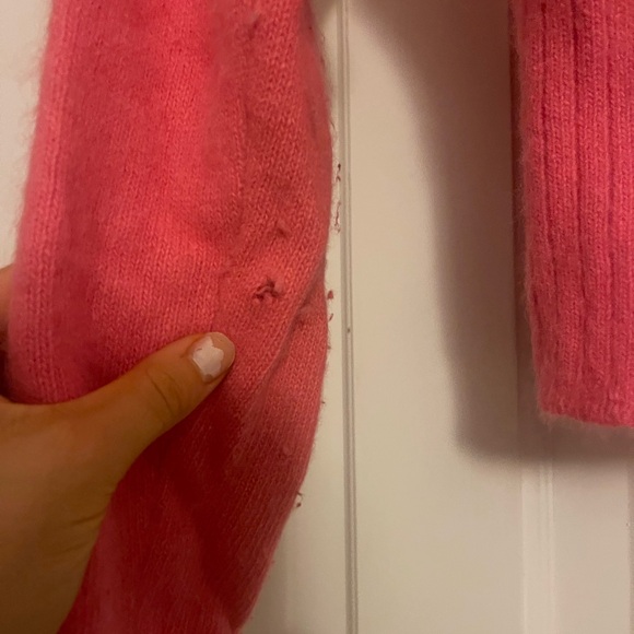 Pink Cardigan Sweater - Picture 3 of 5